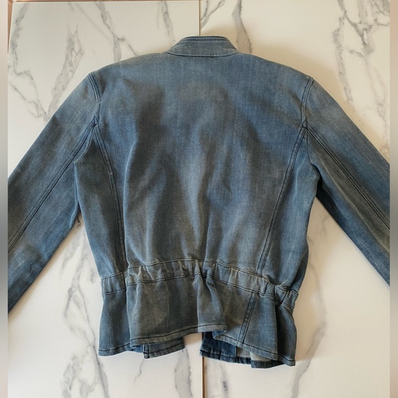 Vintage Armani Exchange Vintage Fitted Denim Jacket - Picture 4 of 6